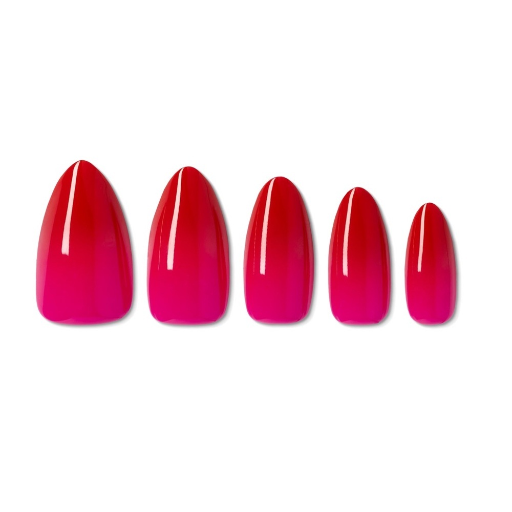 Facile DIRTY SHIRLEY Faux Reusable Press On Nails | NEW | Gel Effect | Ombré